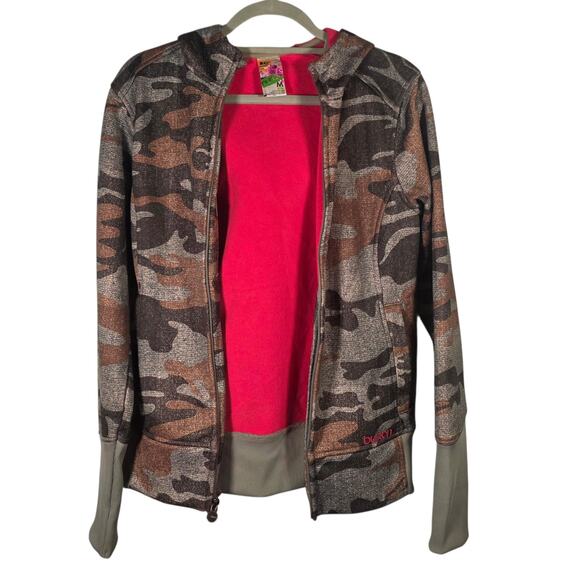 Burton DryRide Colombo Camo Full Zip Hoodie • Women M - Picture 4 of 10